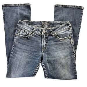 Silver Jeans Co Suki Surplus Bootcut Jeans Women's‎ Blue Denim Size 12